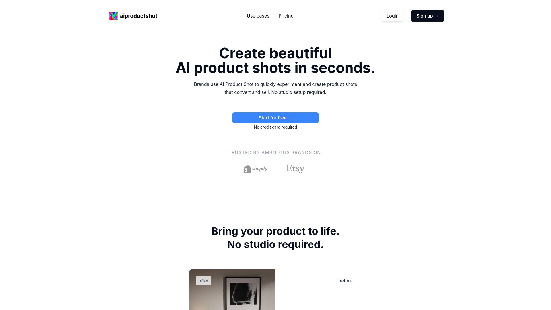 AI Product Shot image