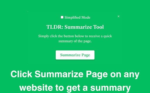 TLDR: Summarize Tool image