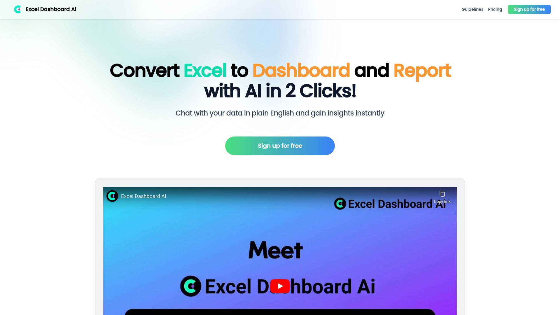 ExcelDashboard AI image