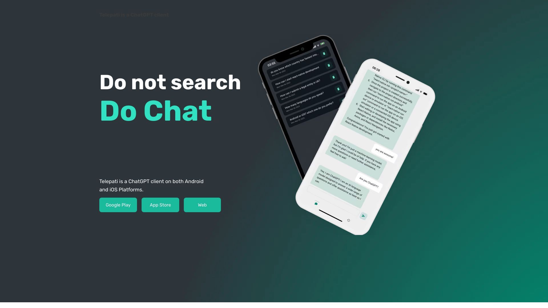 Telepati Mobile Application image