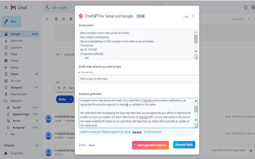 ChatGPT for Google image