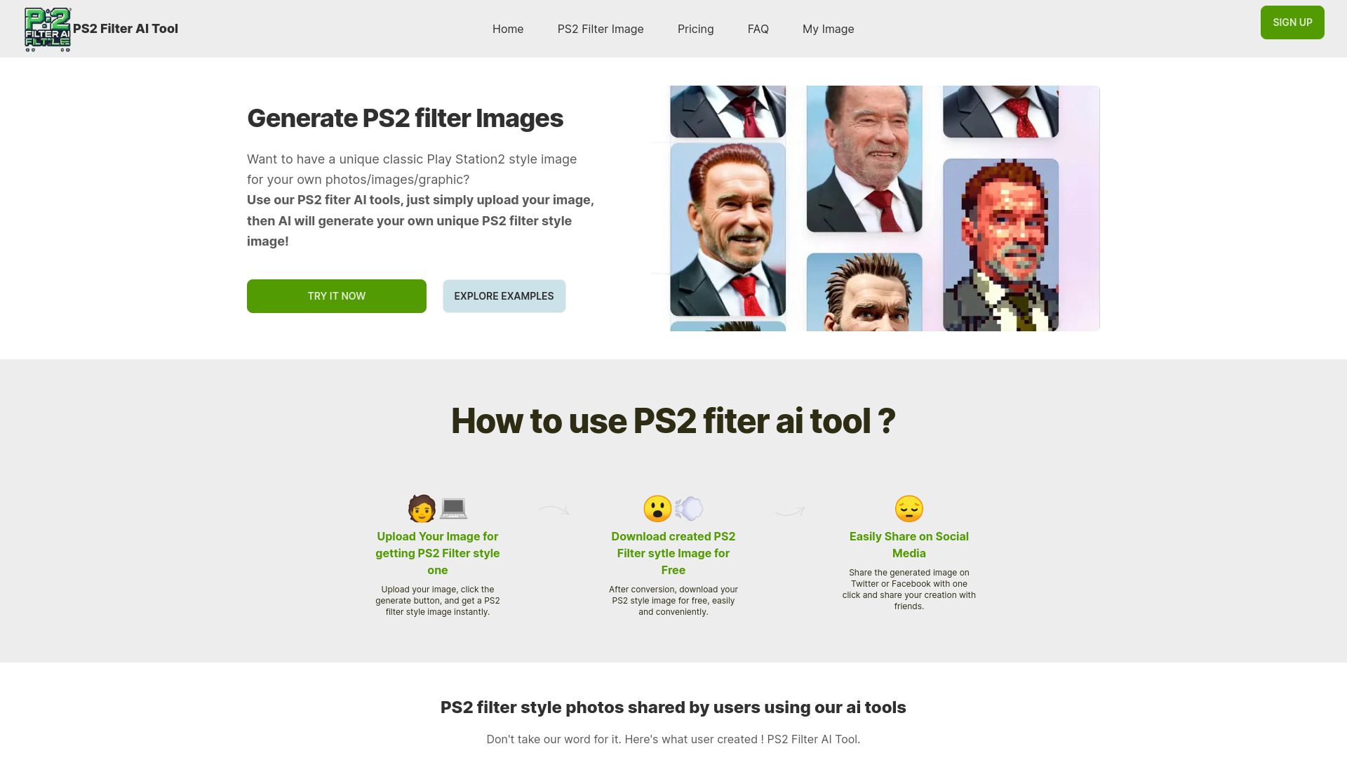 PS2 Filter AI Tool image