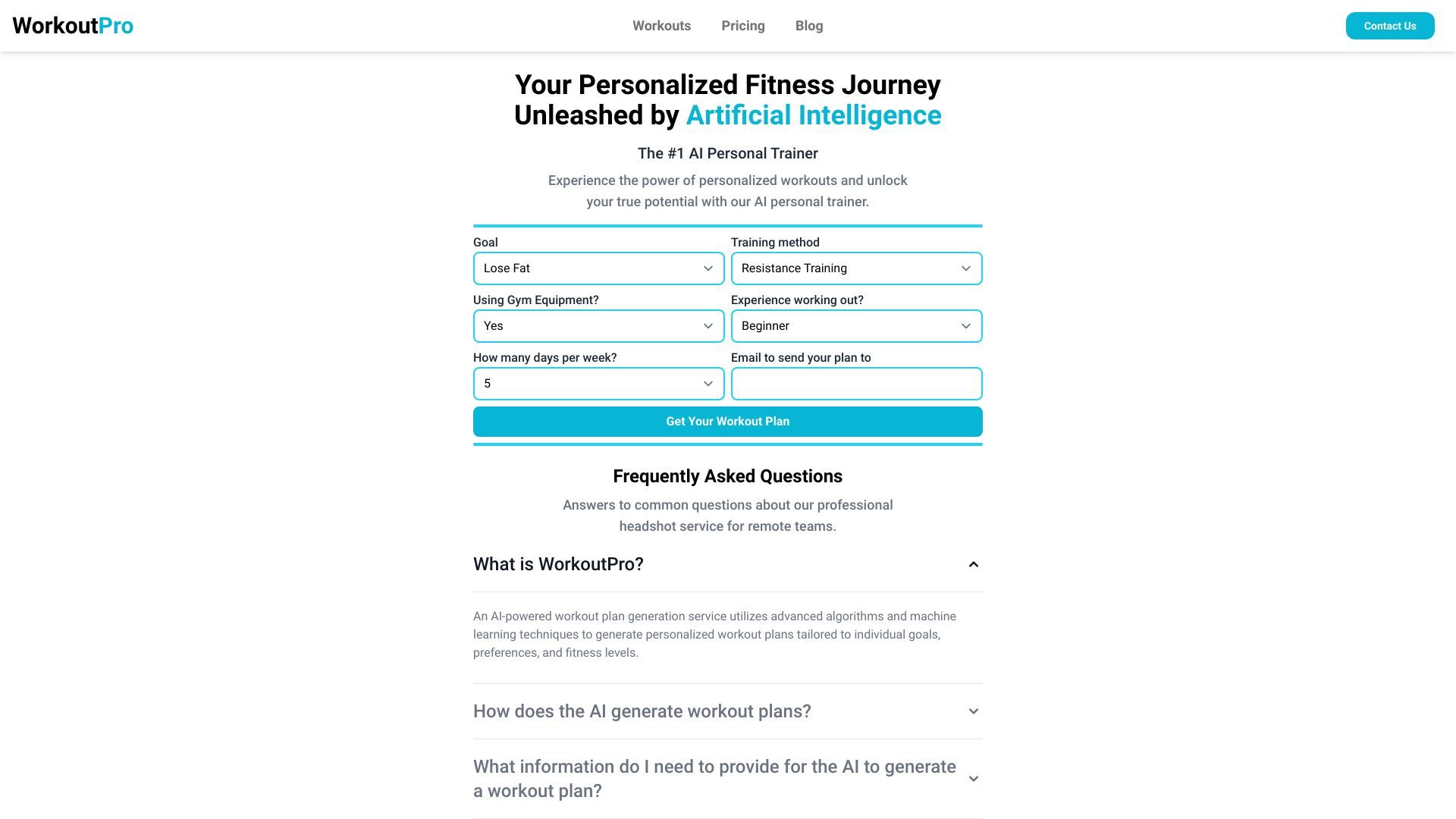 WorkoutPro image