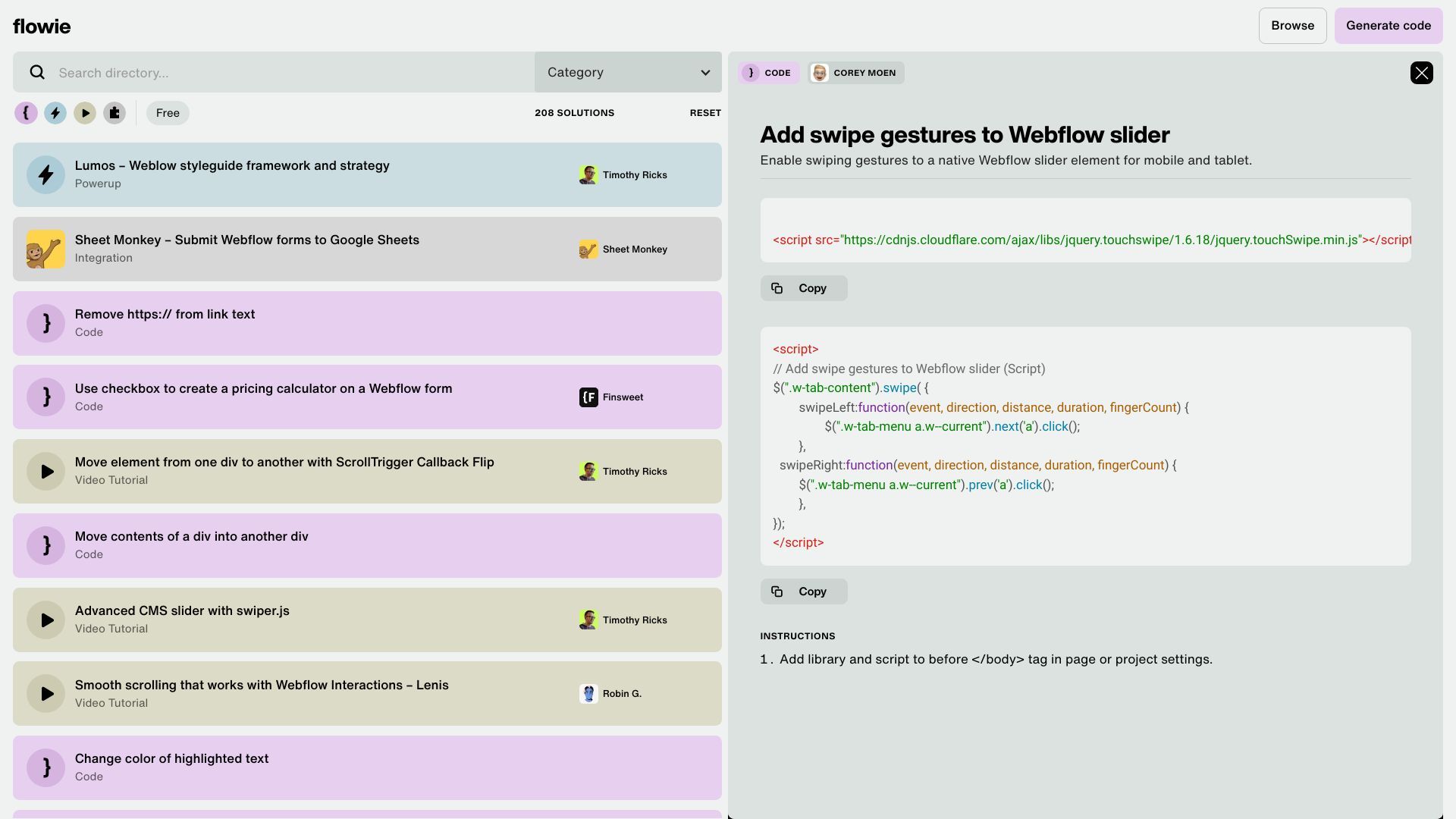 Flowie – Custom Webflow Solutions image