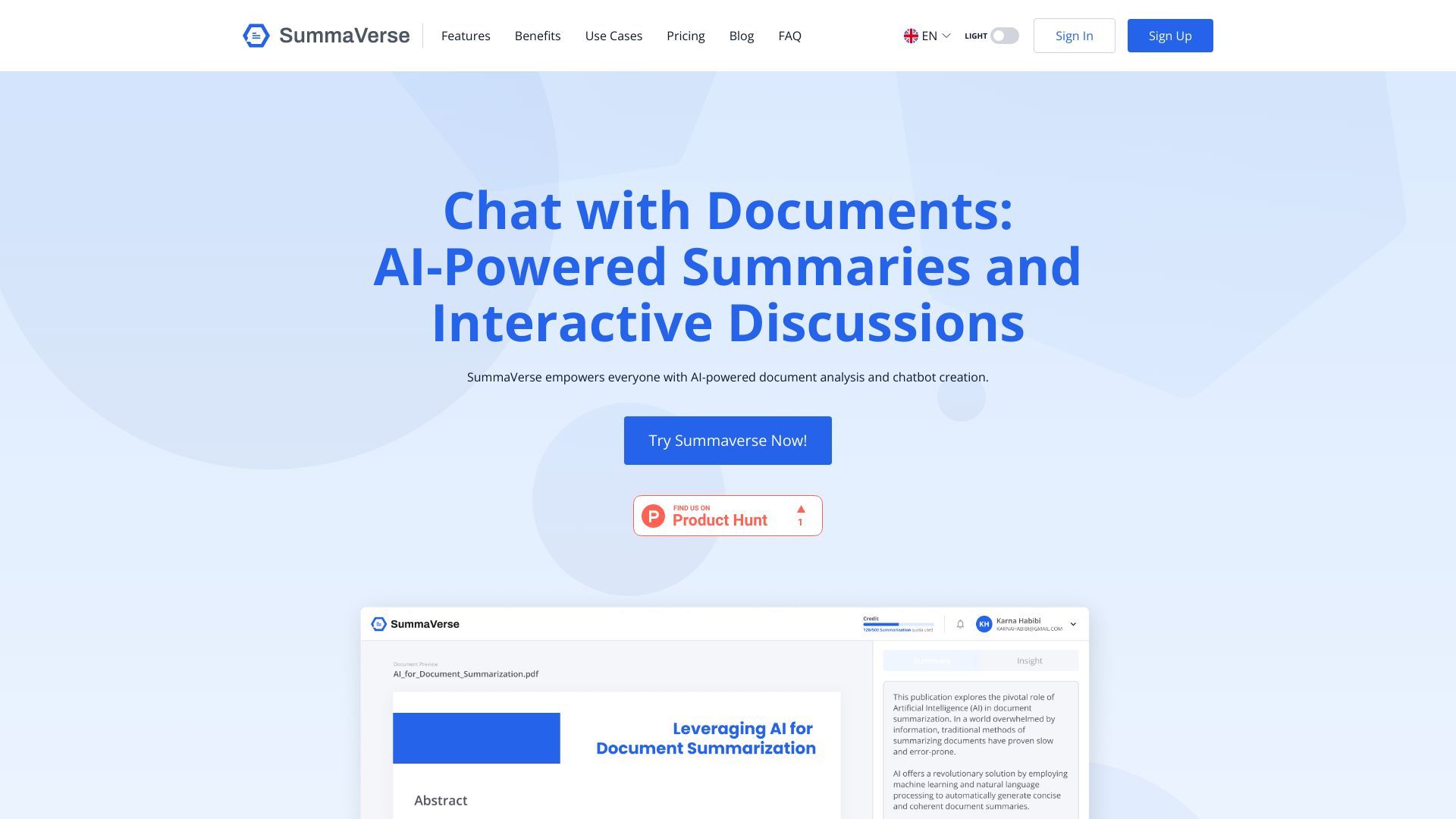 SummaVerse image