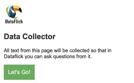 Dataflick Data Collector image