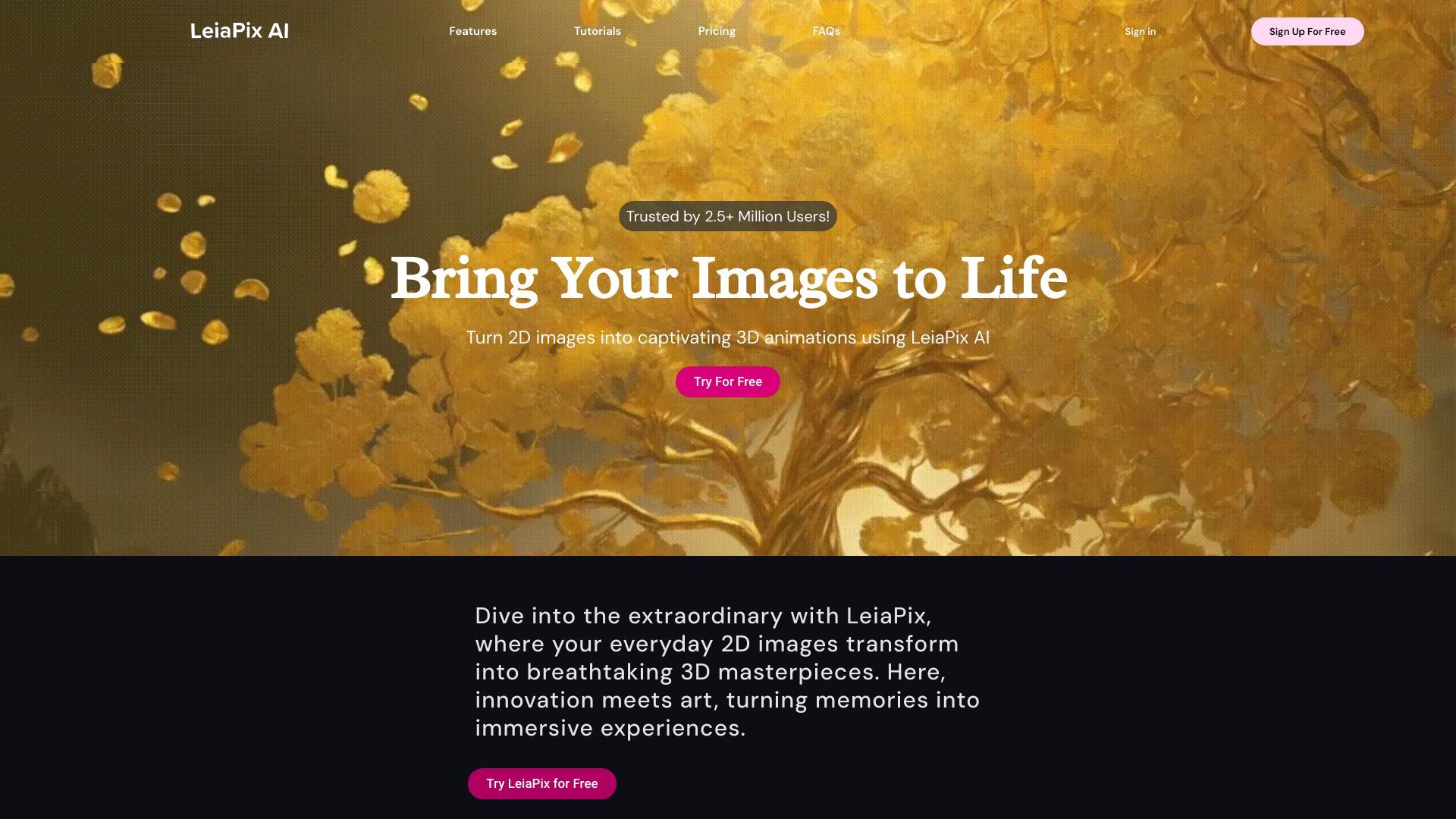LeiaPix AI image