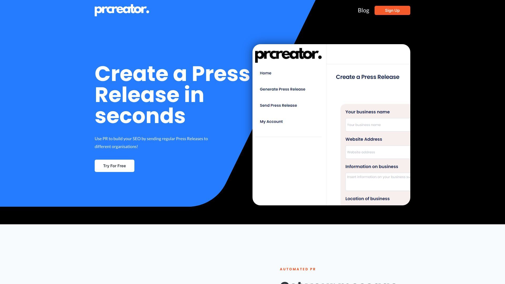 The PR Creator image
