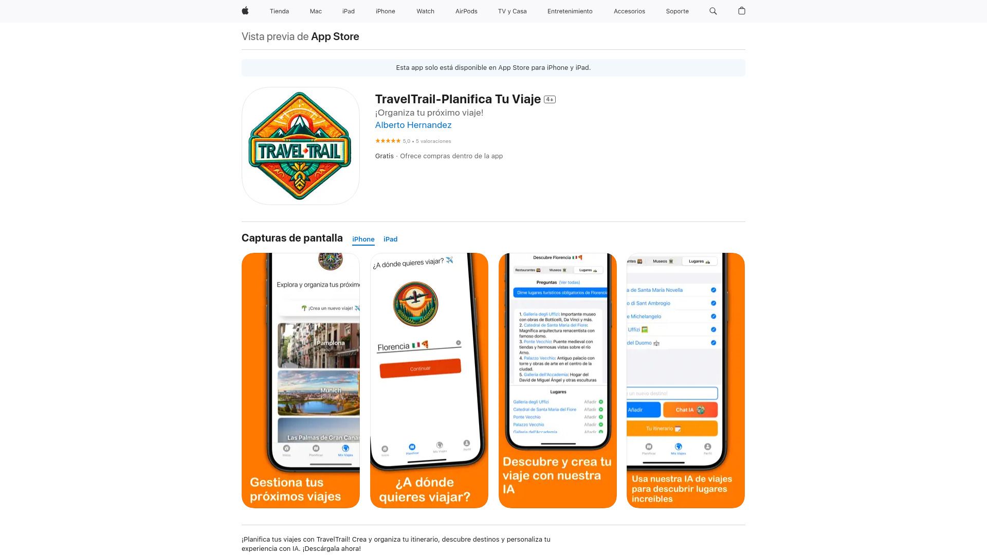 TravelTrail-Planifica Tu Viaje image