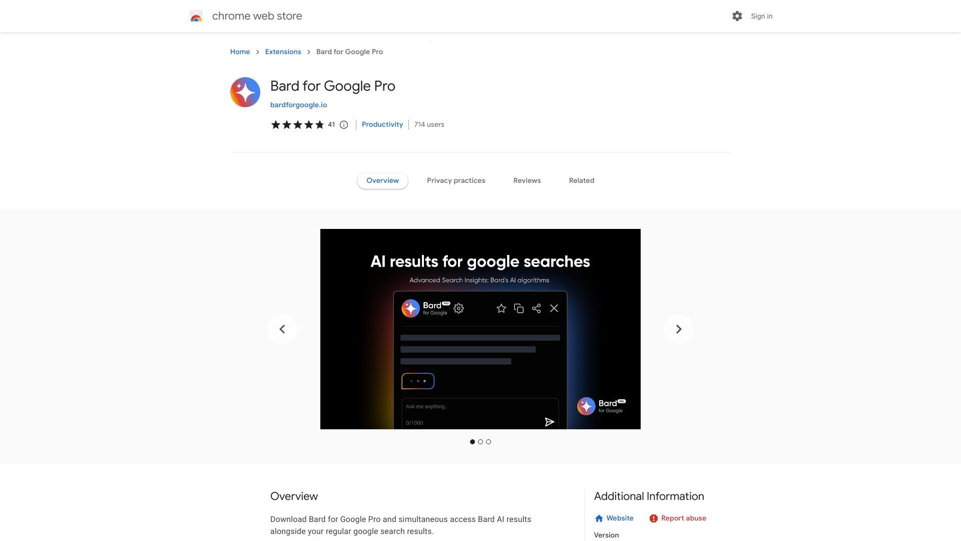 Bard for Google Pro image
