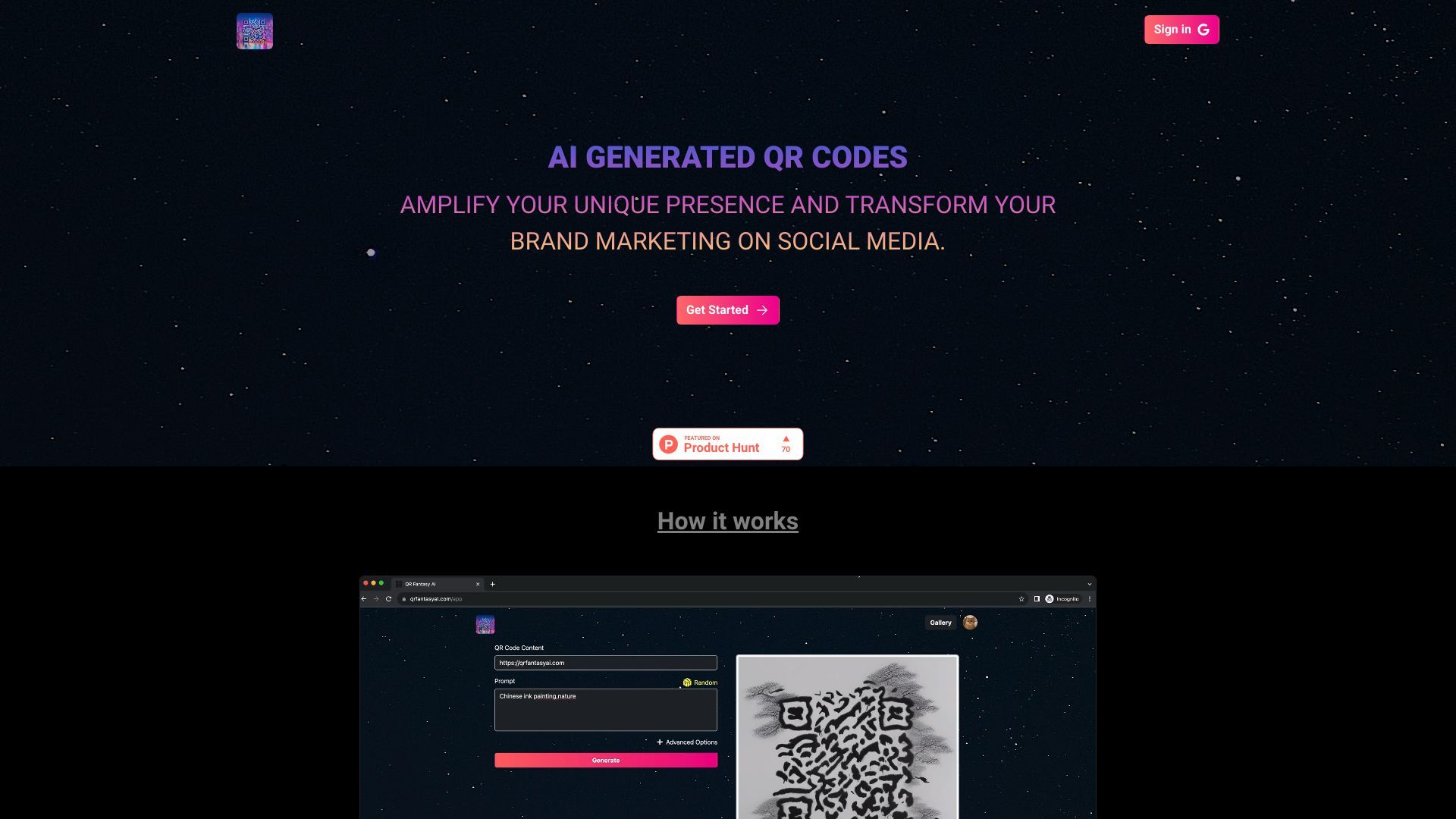 QR Fantasy AI image
