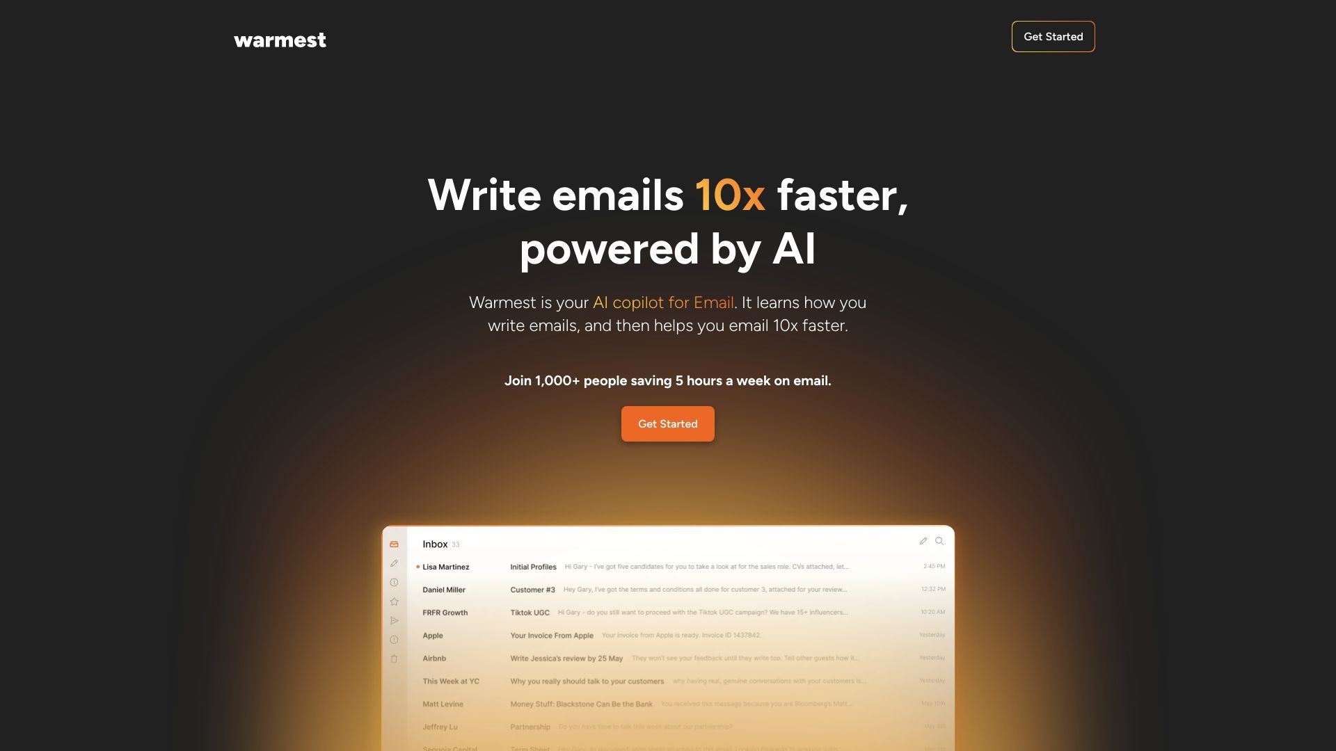 Warmest.ai image