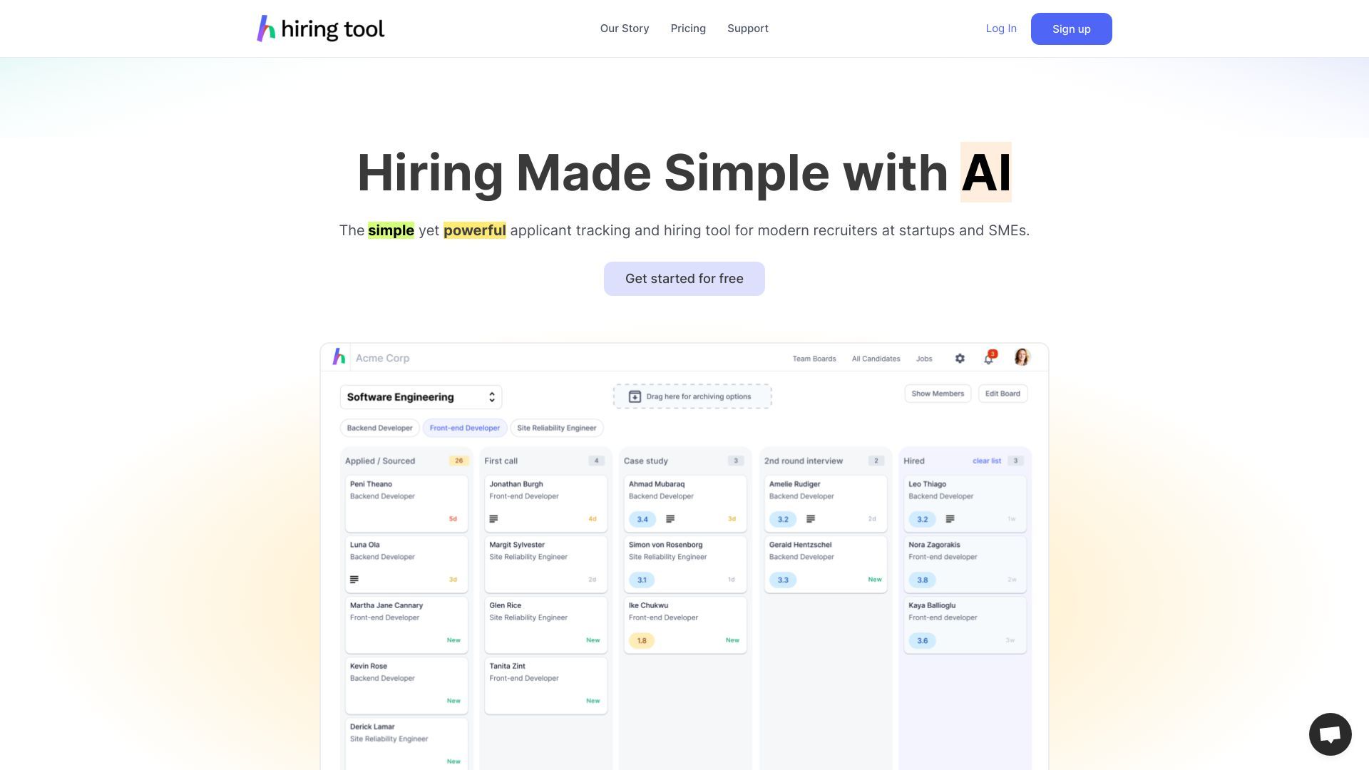Hiring Tool image
