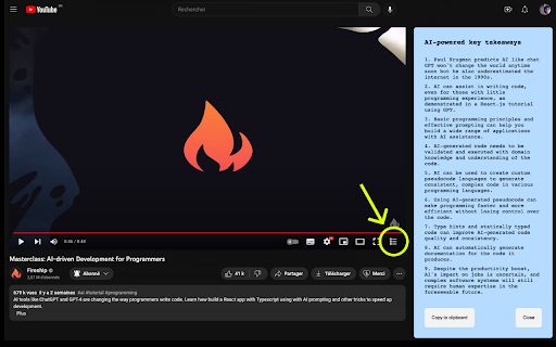 YouTube Summary Extension image