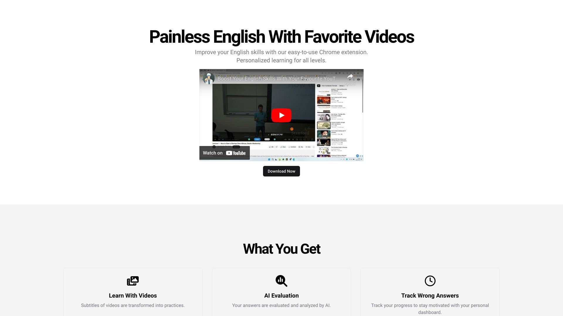 PACT - Painless English With Favorite Videos image