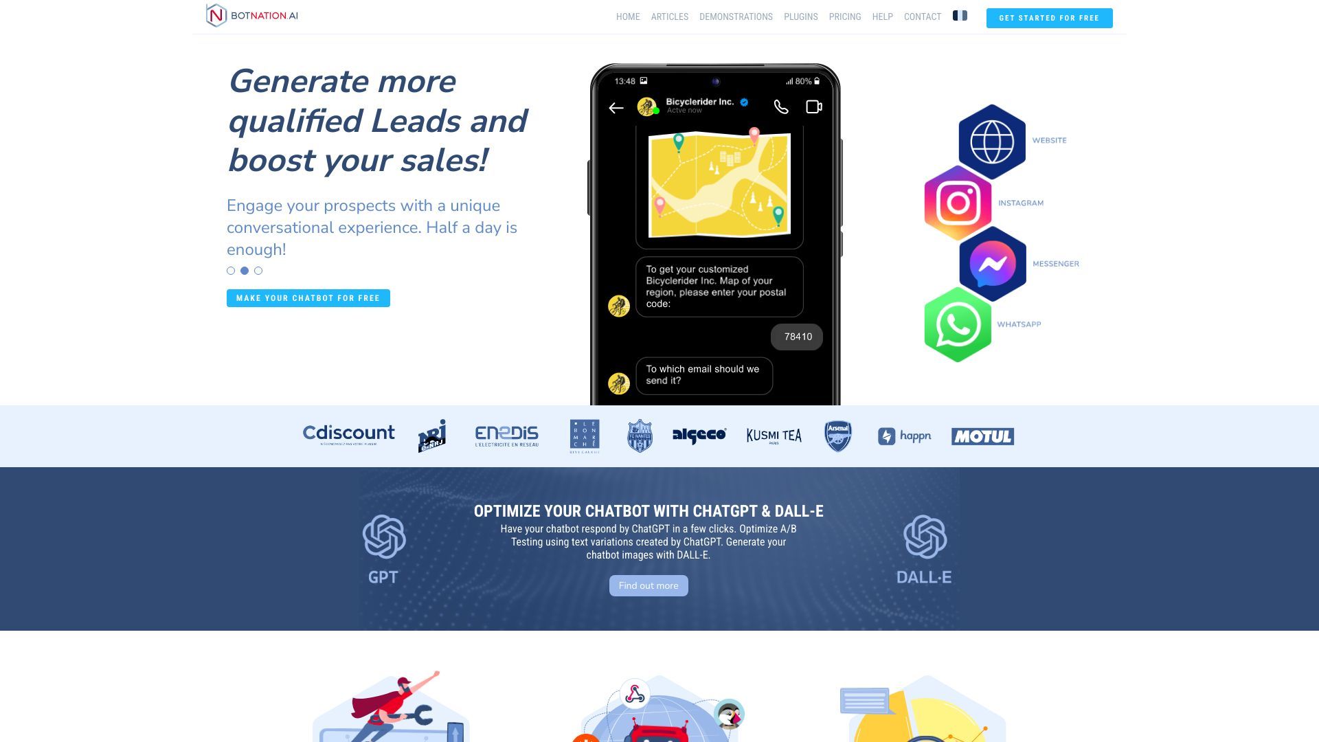 Botnation | No. 1 Agency for chatbot creation and development image