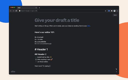 Draft by Slite image