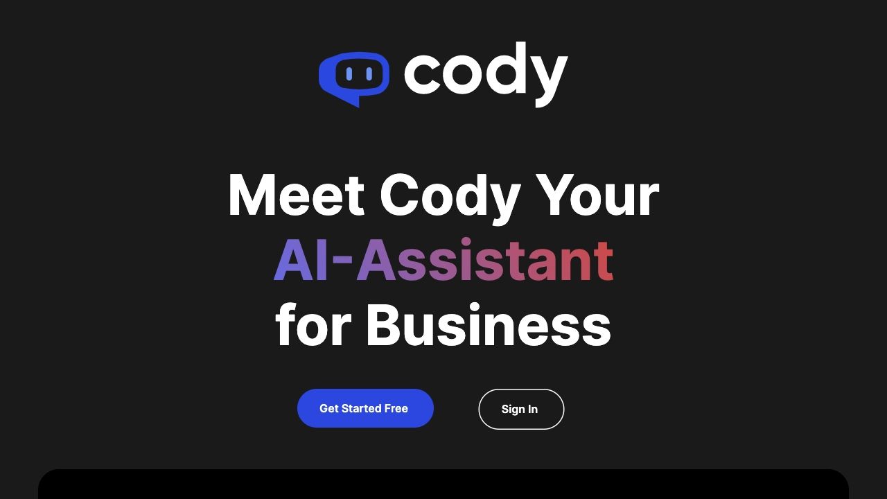 Cody - Business AI Employee Trained on Your Knowledge Base image