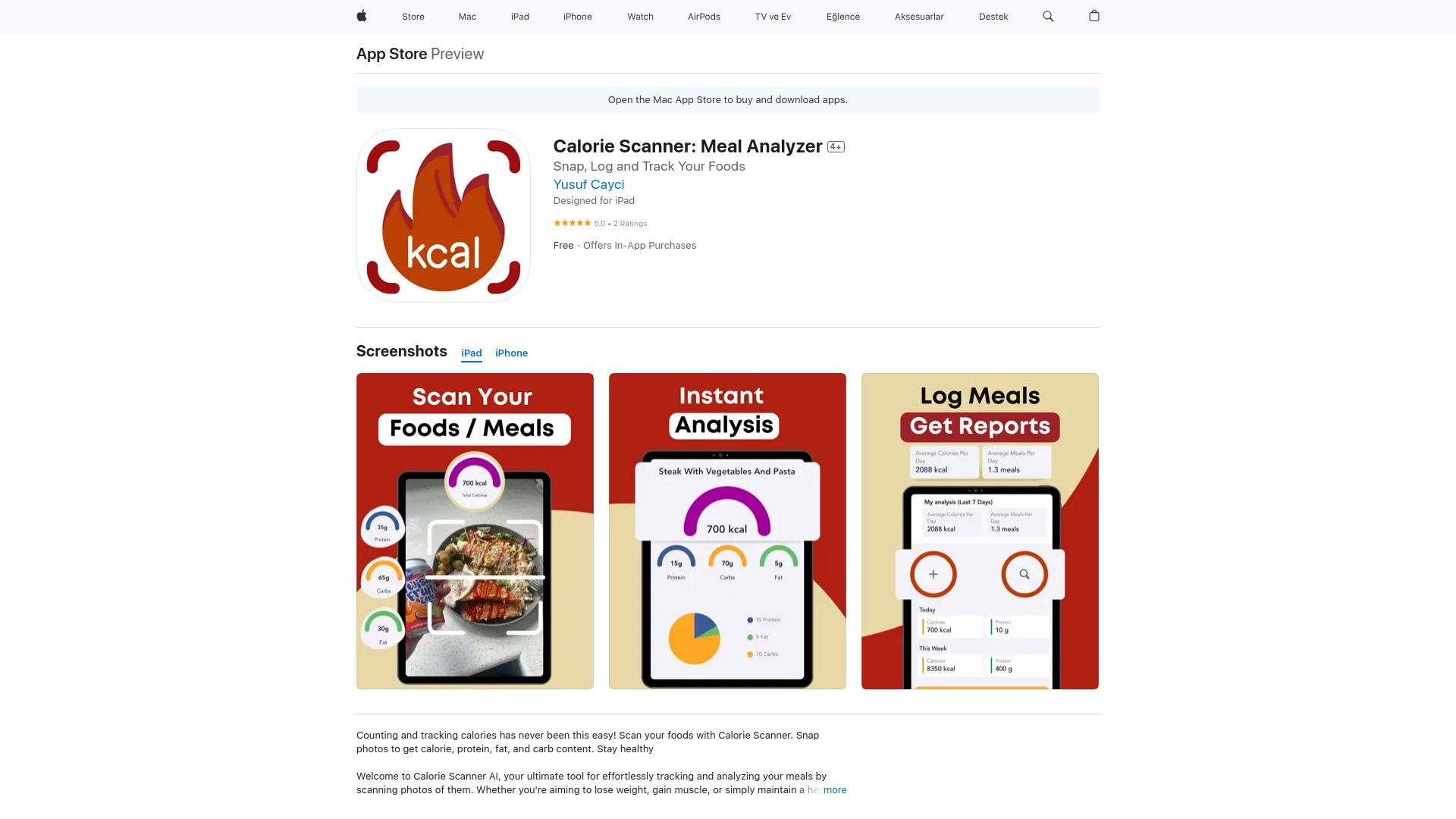 Calorie Scanner AI image