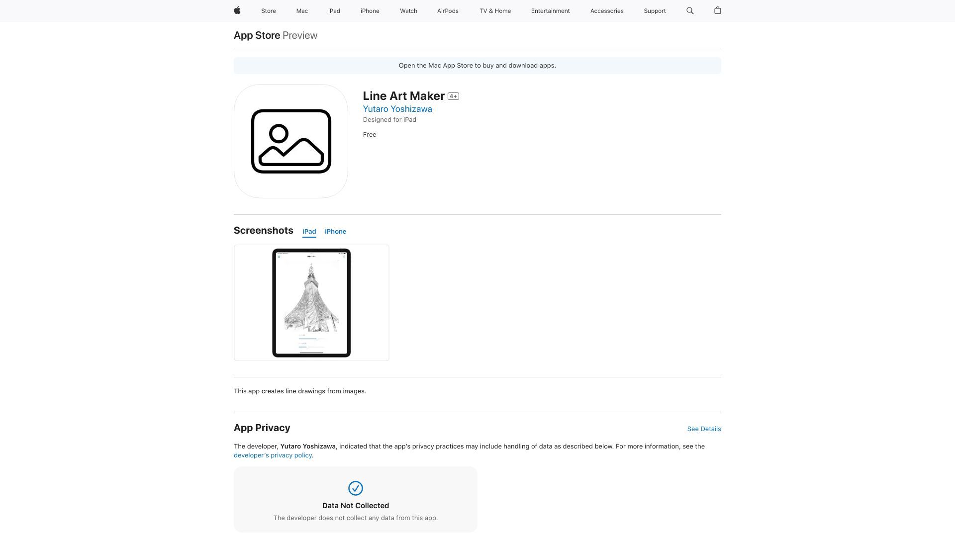 Line Drawing Creator image