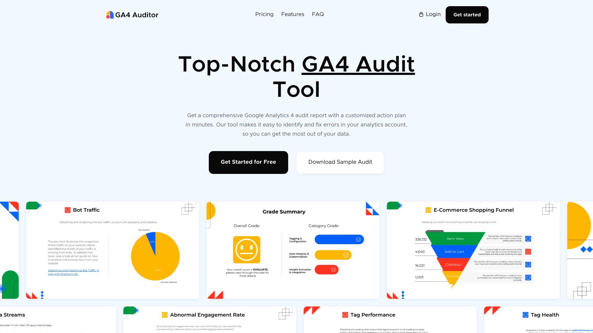 GA4 Auditor - Google Analytics 4 Audit Tool image