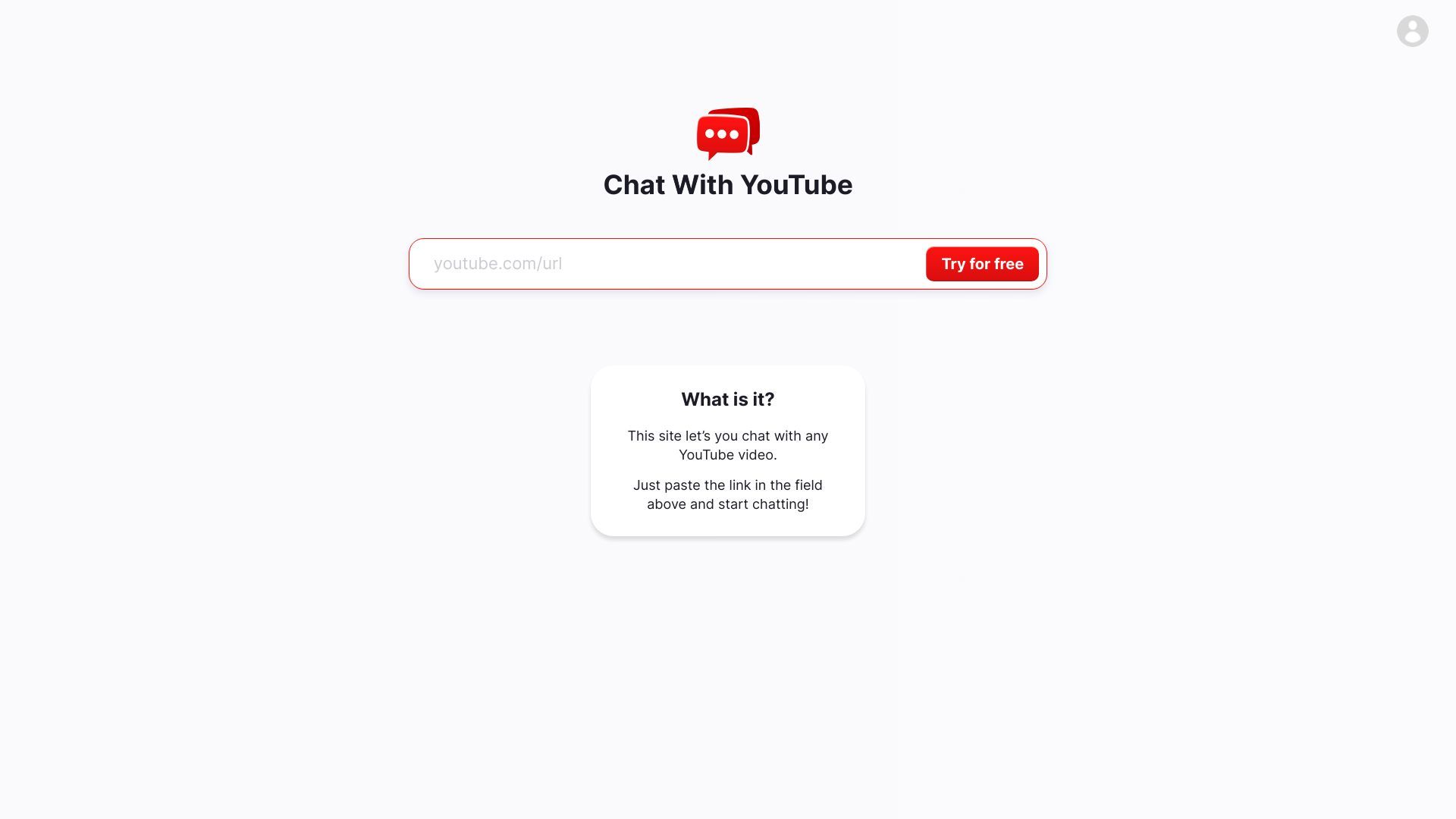 Chat With Youtube image