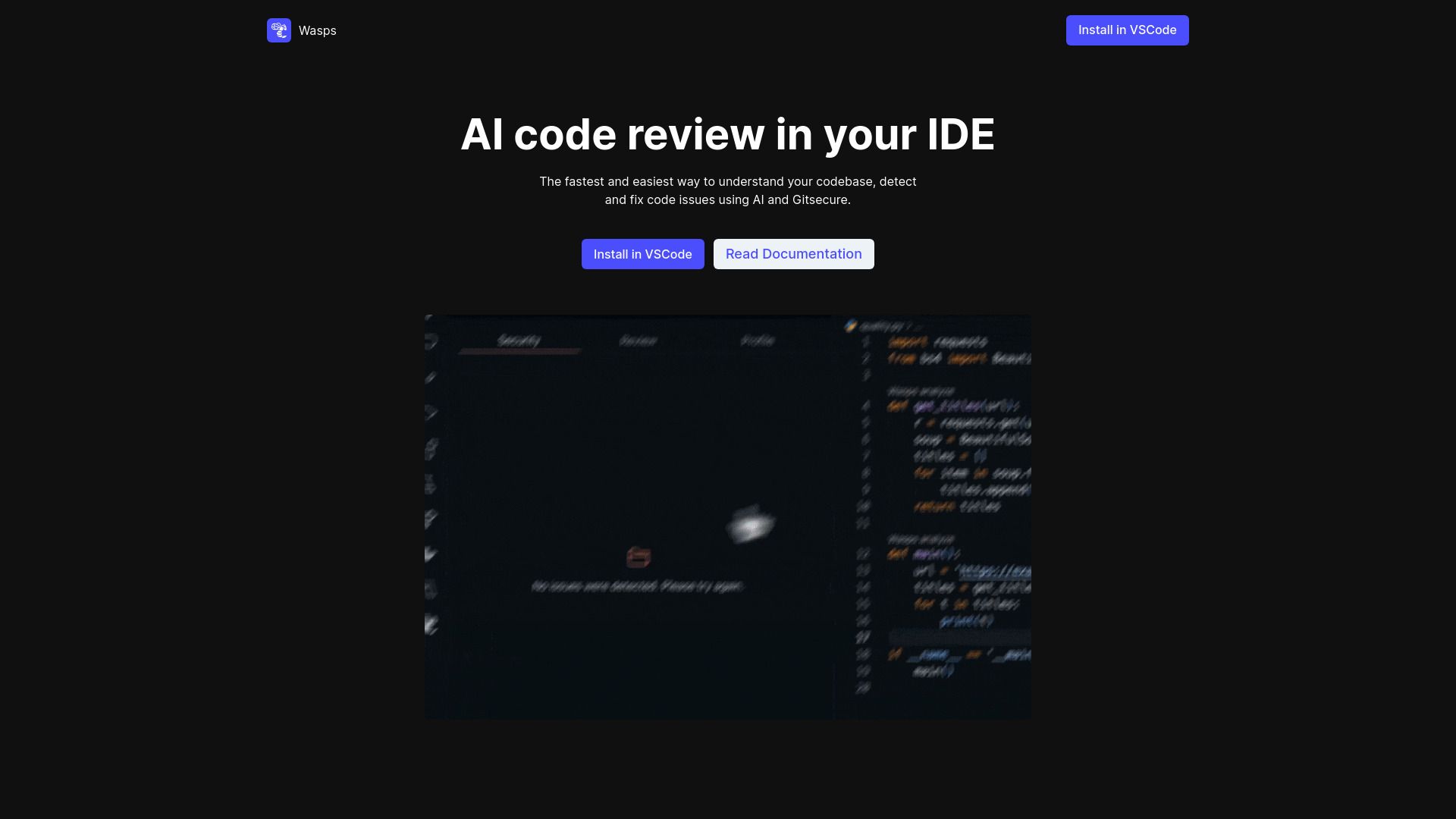 Wasps AI Code Review image