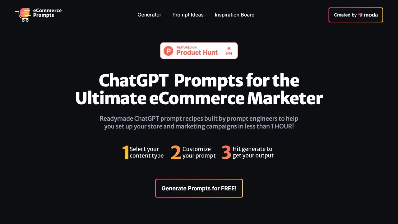 eCommerce ChatGPT Prompts image