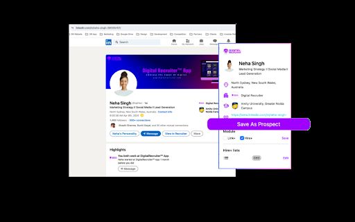 DigitalRecruiter™ Chrome Extension image