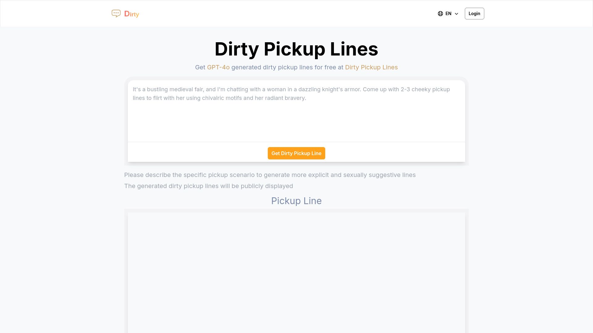 Dirty Pickup Lines image