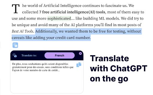 AI Translate image