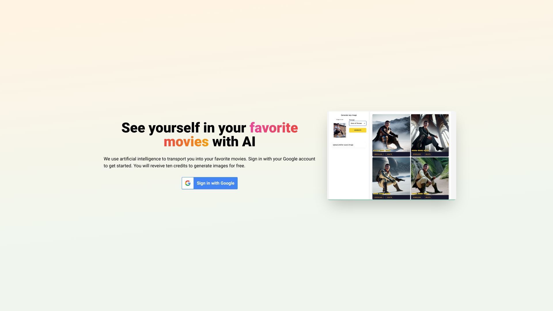 FilmFace AI App image