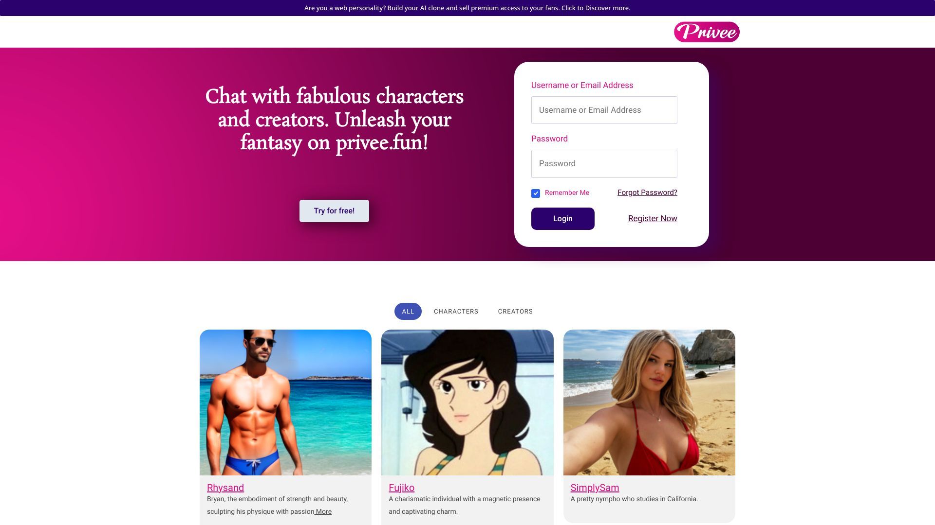 Privee - AI NSFW chats image