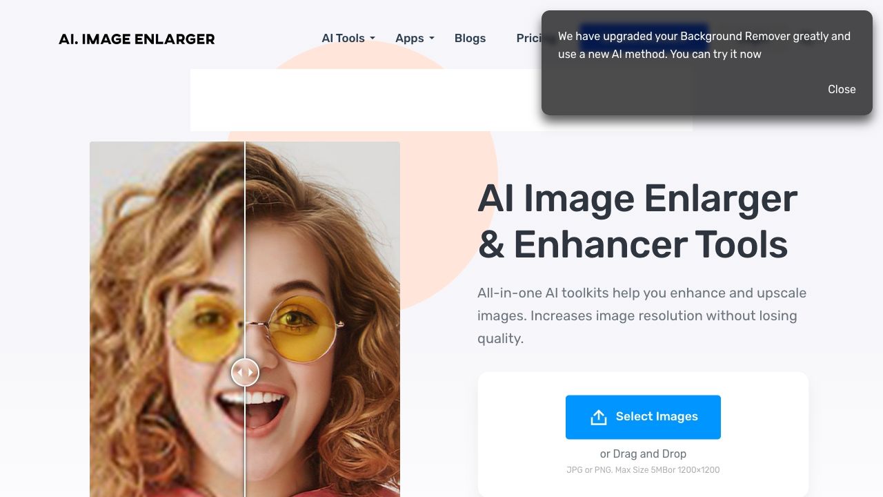 AI Image Enlarger image