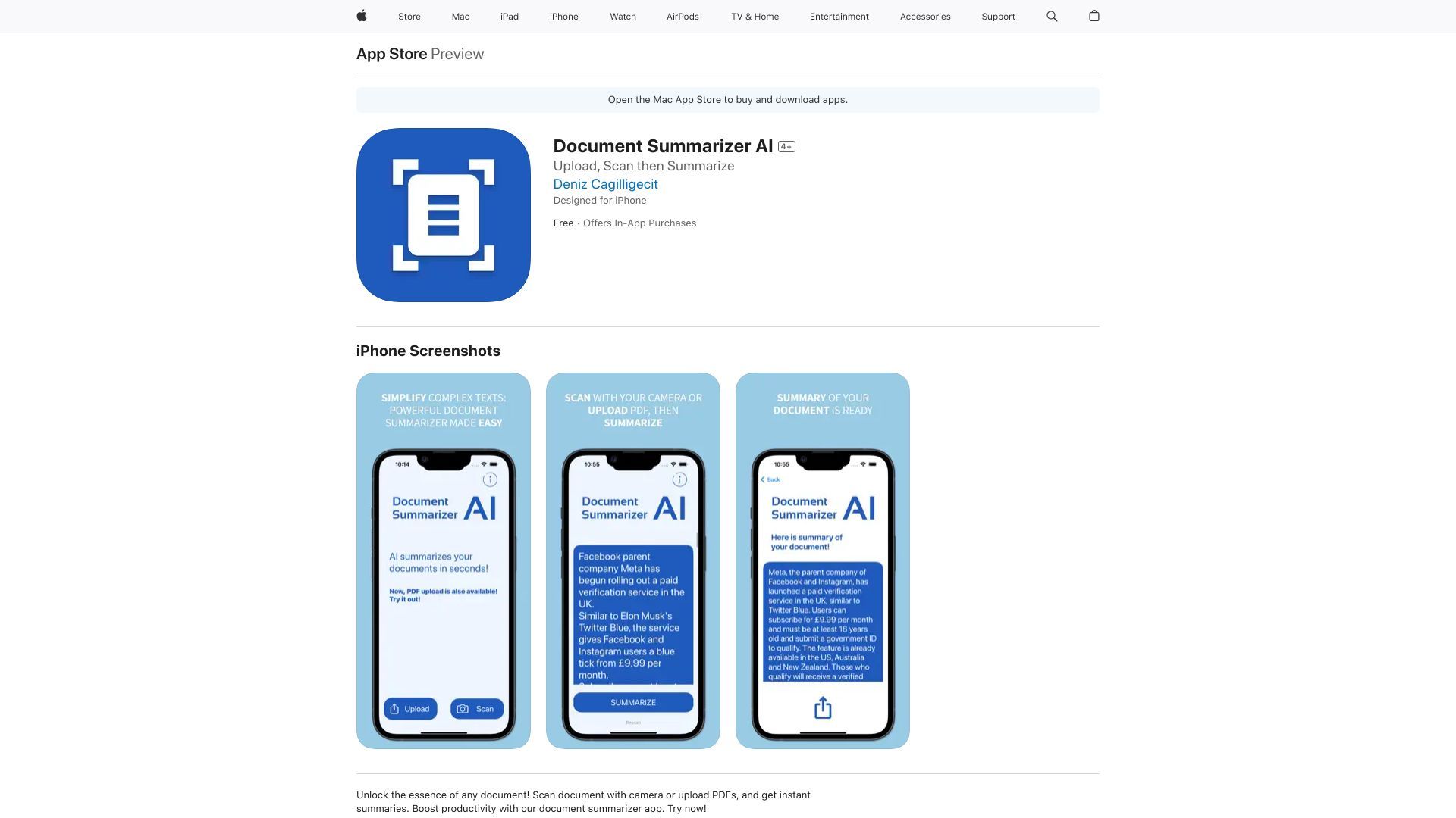 Document Summarizer AI image