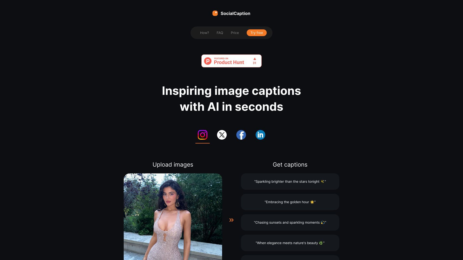 Social Caption image