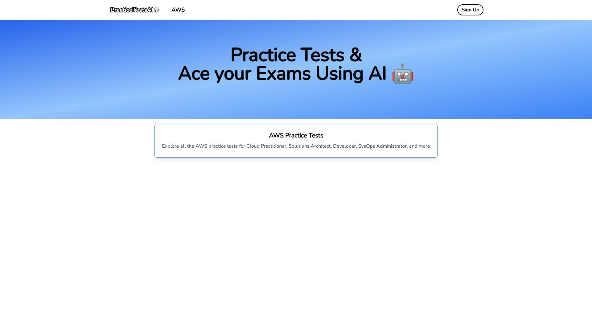AI Test Prep image