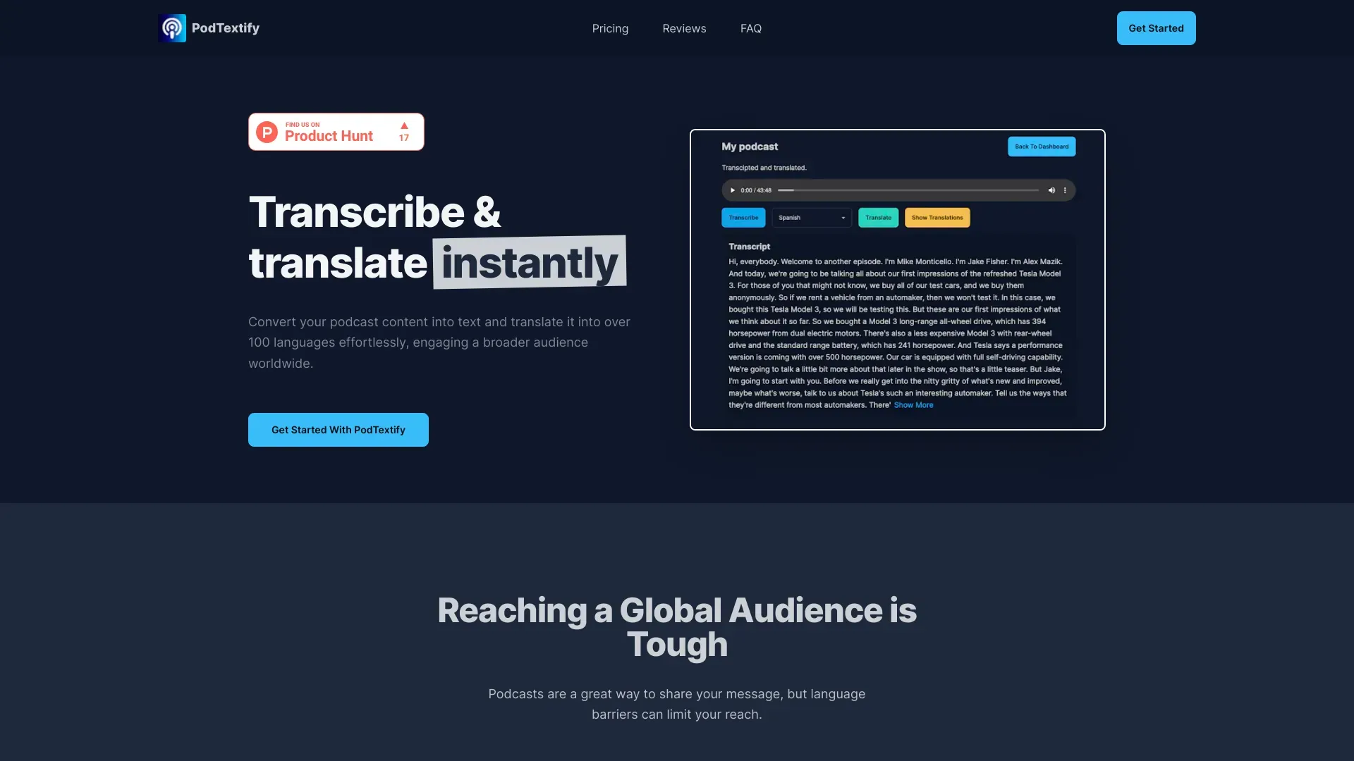 PodTextify image