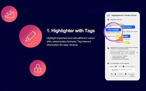 Chrome Extension Highlighter for TrendsCritical.com image