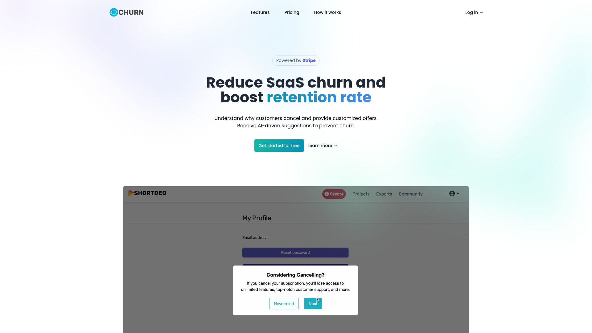 Echurn image