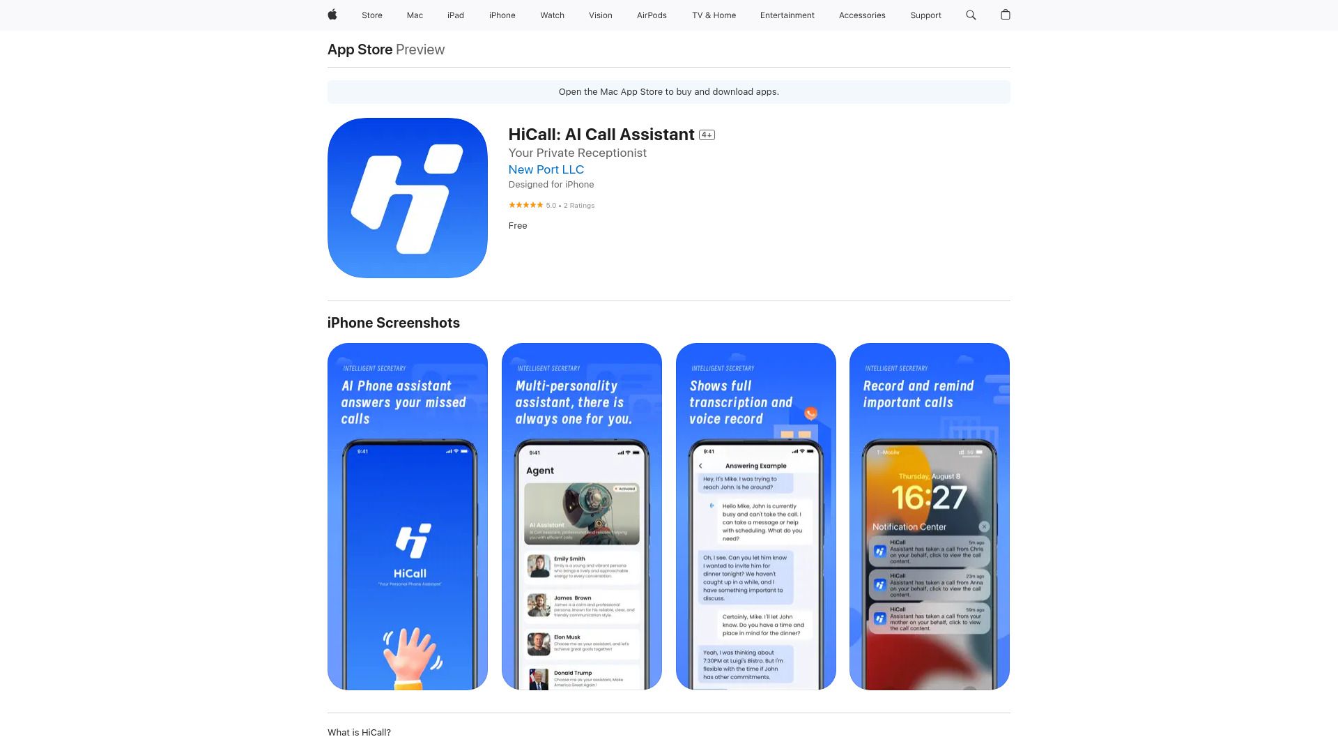 HiCall image
