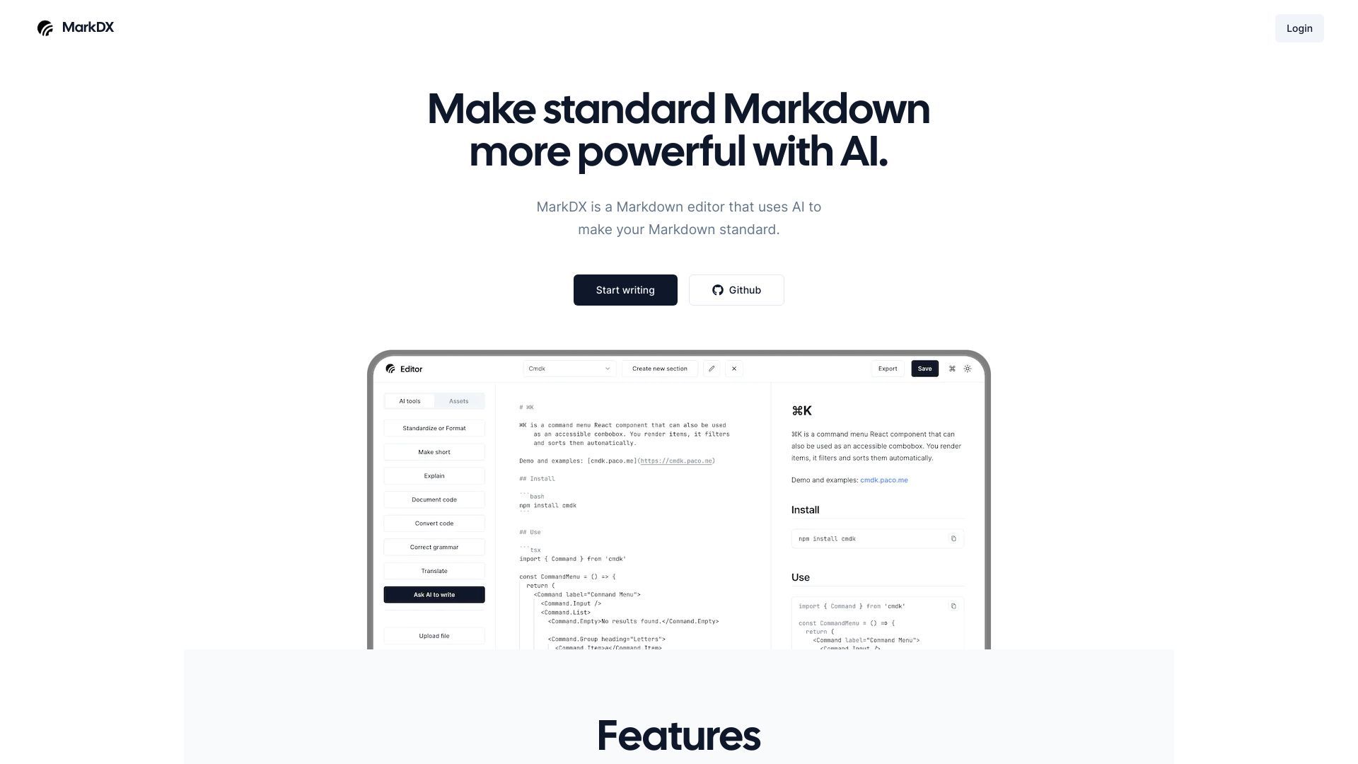 MarkDX image