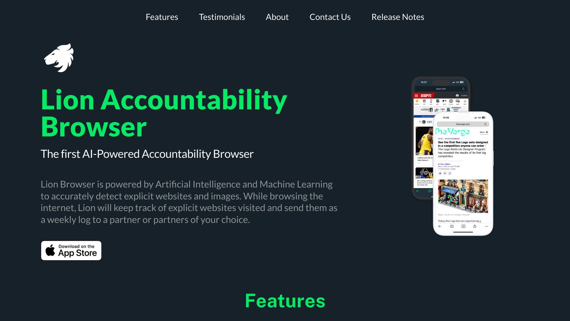 Lion Accountability Browser image
