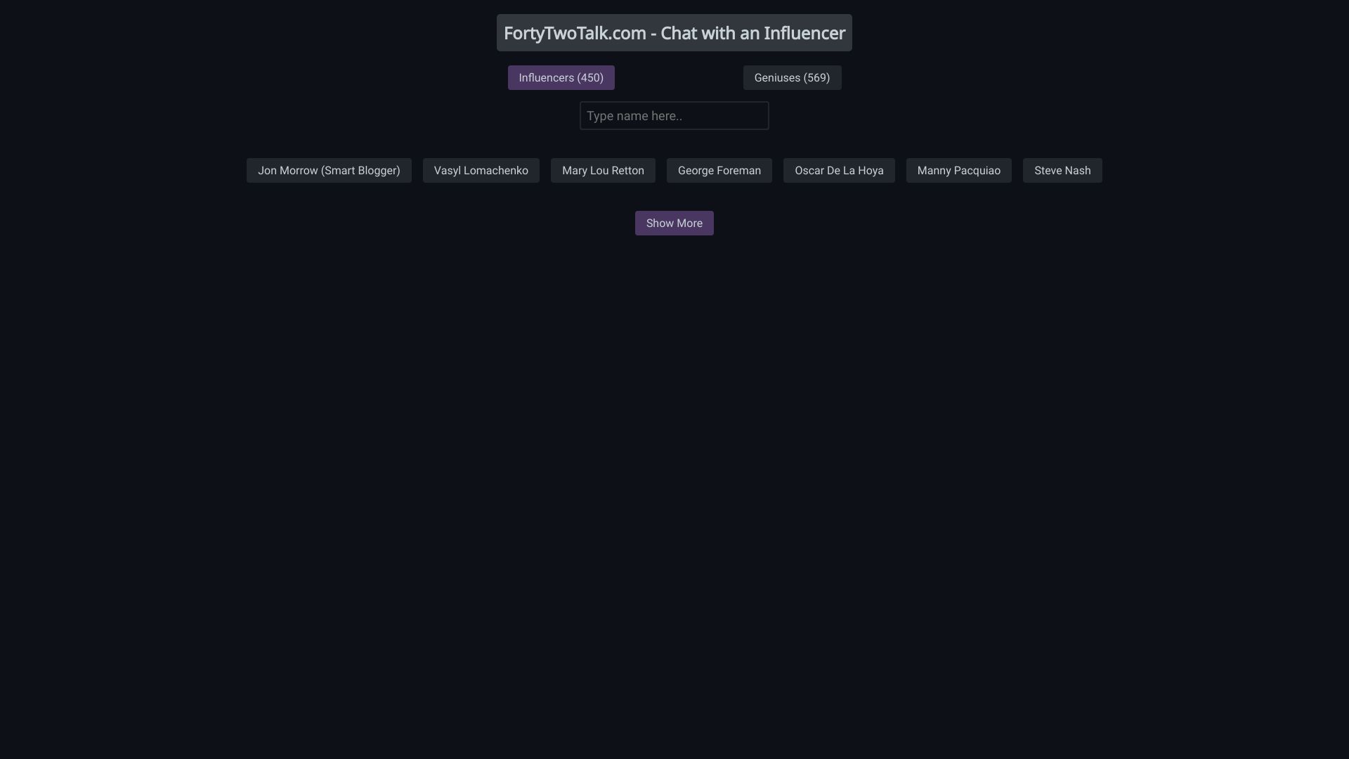 FortyTwoTalks.com image