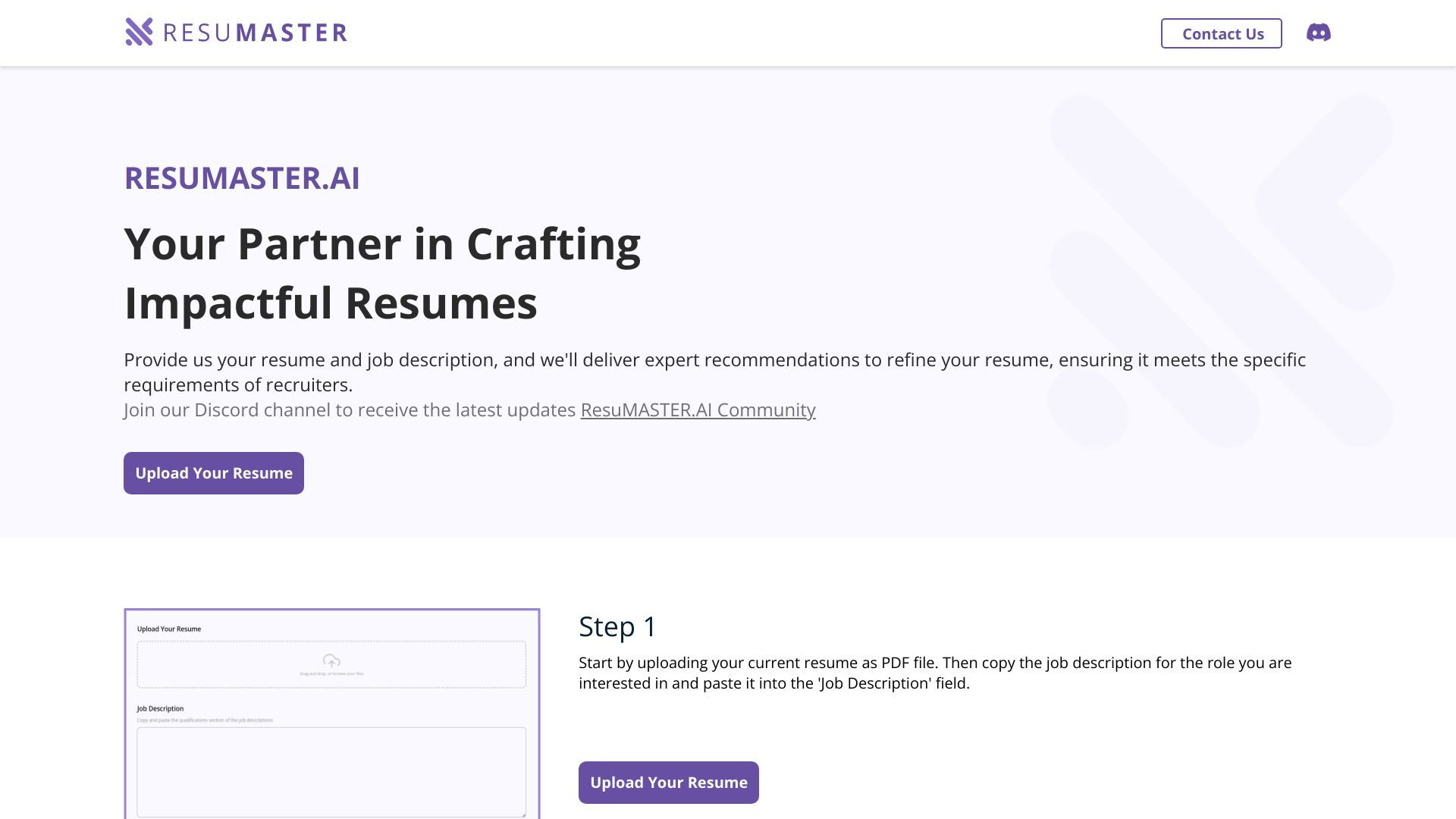 Resume Refiner image