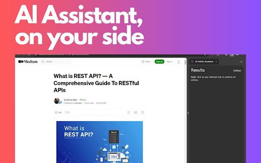 AI Article Assistant image