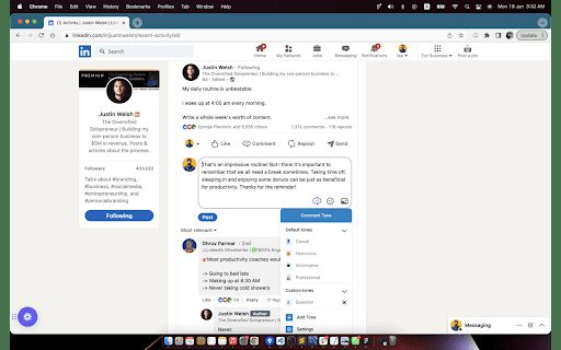 LinkedIn AI Assistant image