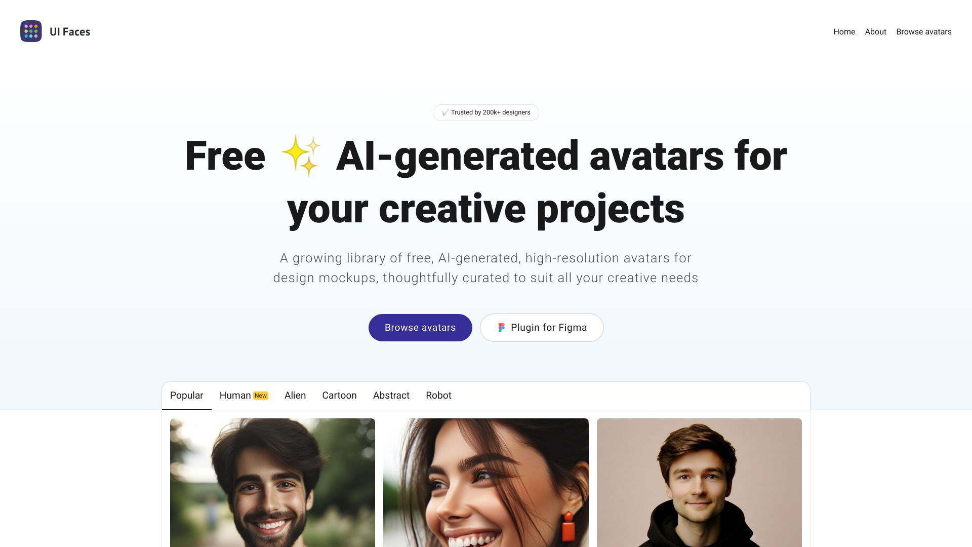 UI Faces image