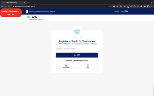 CoWIN Bot image