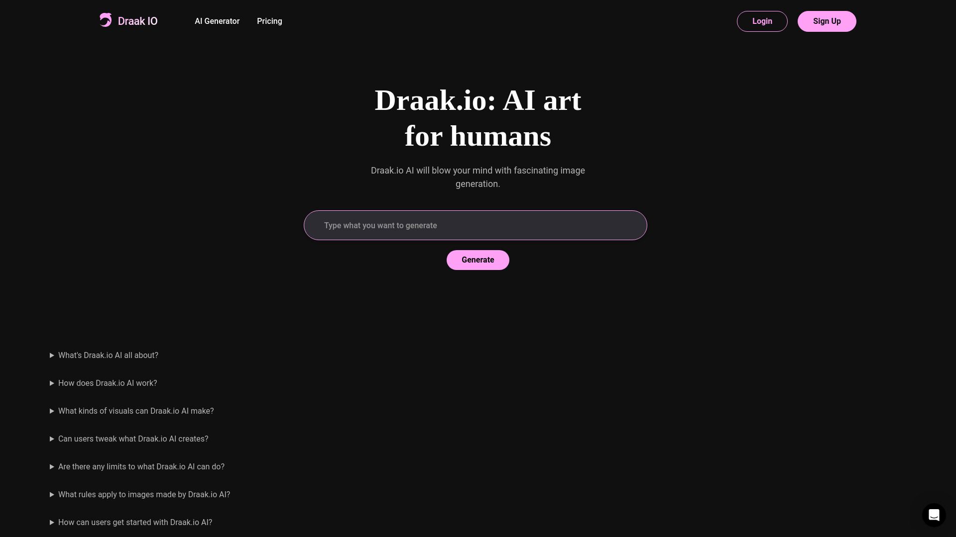 Draak.io AI image